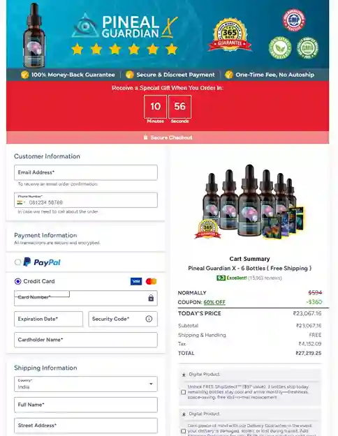 Pineal Guardian X Order Page